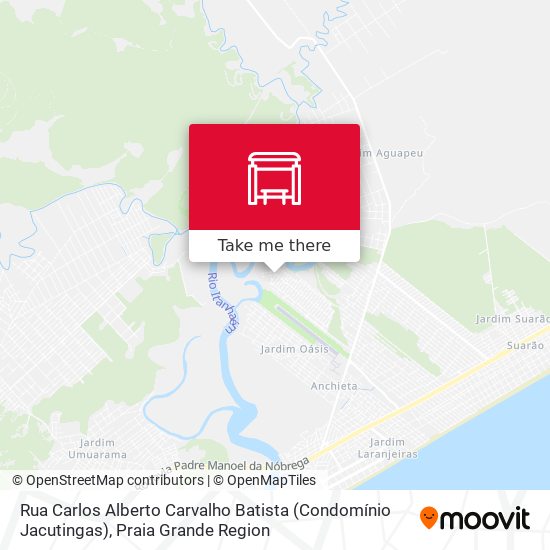 Rua Carlos Alberto Carvalho Batista (Condomínio Jacutingas) map
