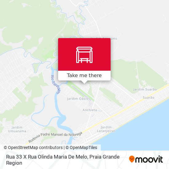 Rua 33 X Rua Olinda Maria De Melo map