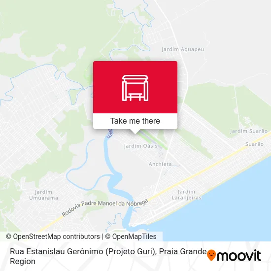 Rua Estanislau Gerônimo (Projeto Guri) map