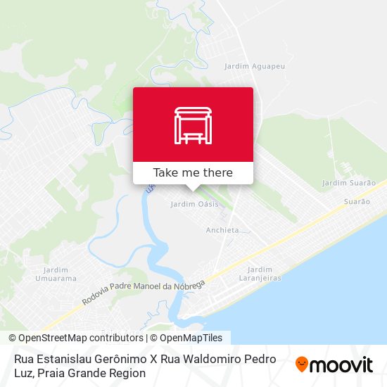 Rua Estanislau Gerônimo X Rua Waldomiro Pedro Luz map