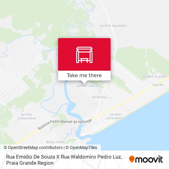 Rua Emídio De Souza X Rua Waldomiro Pedro Luz map