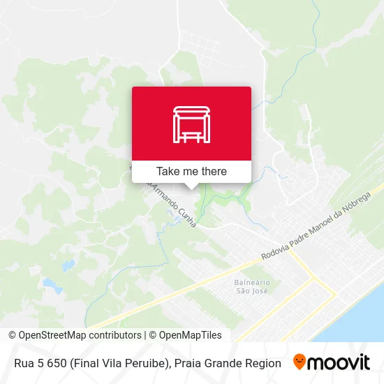 Rua 5 650 (Final Vila Peruibe) map