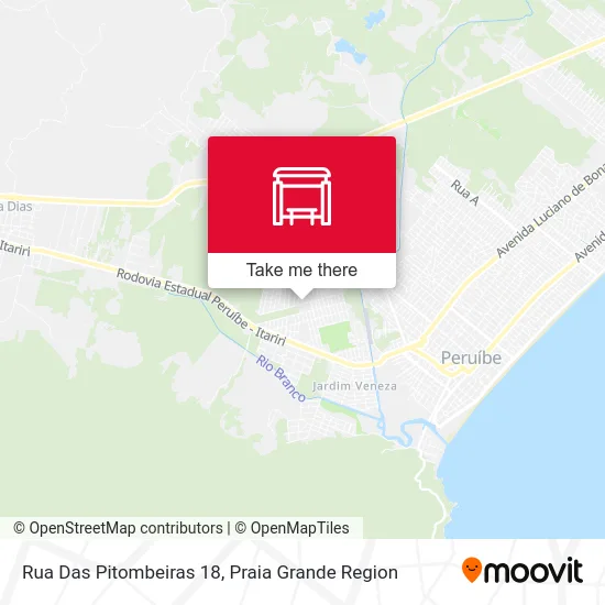 Rua Das Pitombeiras 18 map