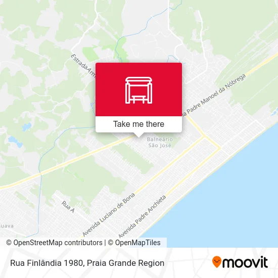 Rua Finlândia 1980 map