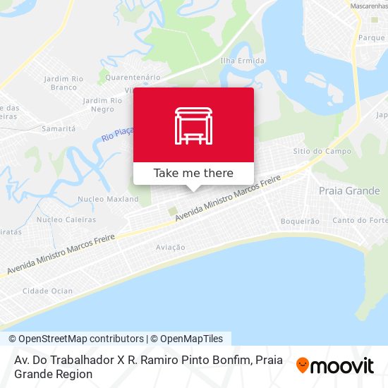 Av. Do Trabalhador X R. Ramiro Pinto Bonfim map