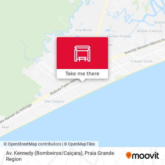 Av. Kennedy (Bombeiros / Caiçara) map