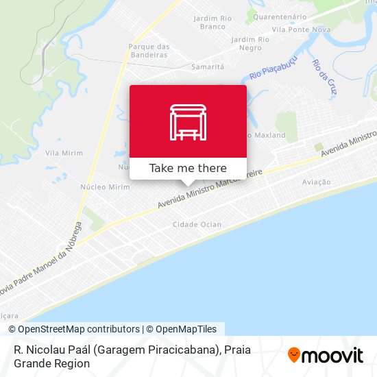 Mapa R. Nicolau Paál (Garagem Piracicabana)