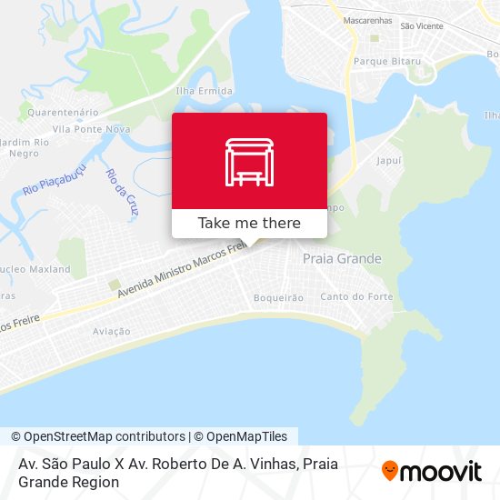Av. São Paulo X Av. Roberto De A. Vinhas map