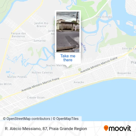 R. Alécio Messiano, 87 map