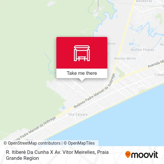 R. Itiberê Da Cunha X Av. Vitor Meirelles map