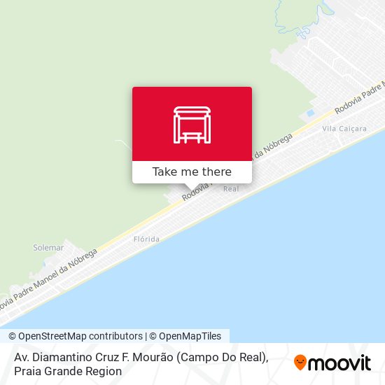 Av. Diamantino Cruz F. Mourão (Campo Do Real) map