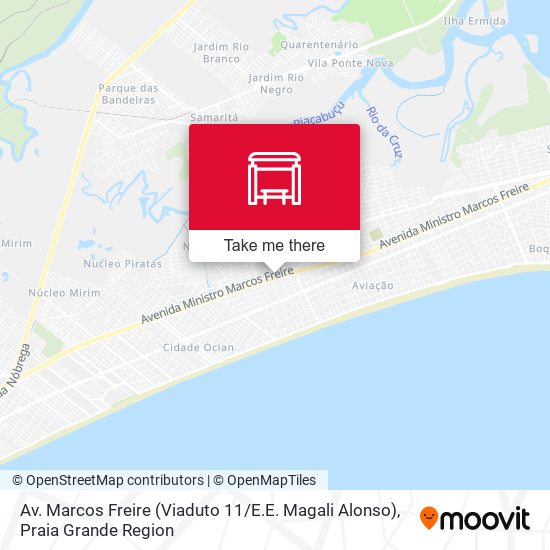Av. Marcos Freire (Viaduto 11 / E.E. Magali Alonso) map