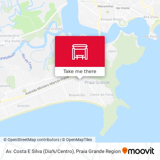 Av. Costa E Silva (Dia% / Centro) map