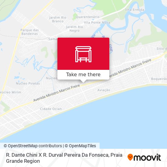R. Dante Chini X R. Durval Pereira Da Fonseca map