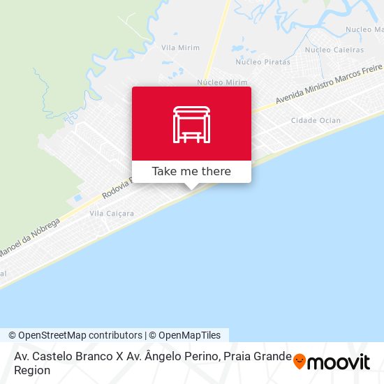 Av. Castelo Branco X Av. Ângelo Perino map