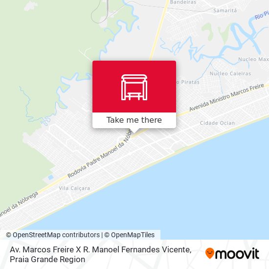 Av. Marcos Freire X R. Manoel Fernandes Vicente map