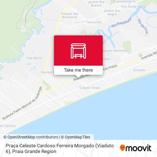 Praça Celeste Cardoso Ferreira Morgado (Viaduto 6) map