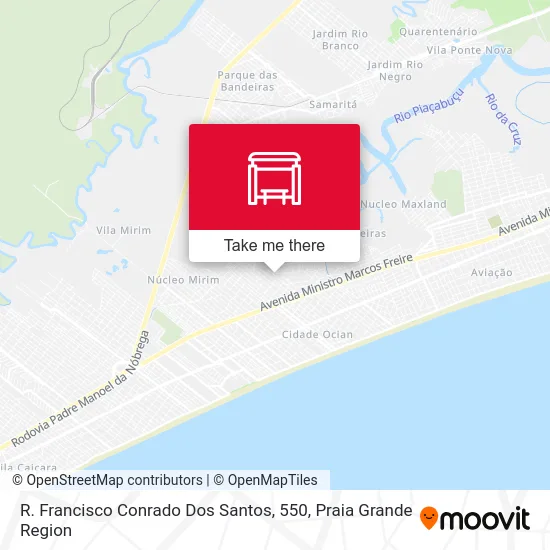 R. Francisco Conrado Dos Santos, 550 map