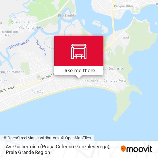Av. Guilhermina (Praça Ceferino Gonzales Vega) map