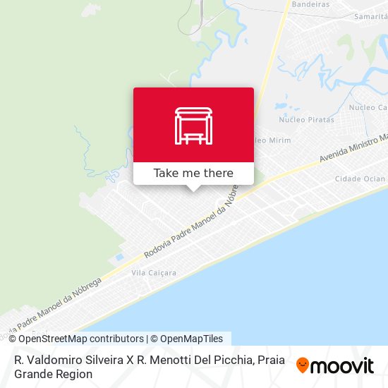 R. Valdomiro Silveira X R. Menotti Del Picchia map