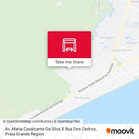 Av. Maria Cavalcante Da Silva X Rua Dos Cedros map