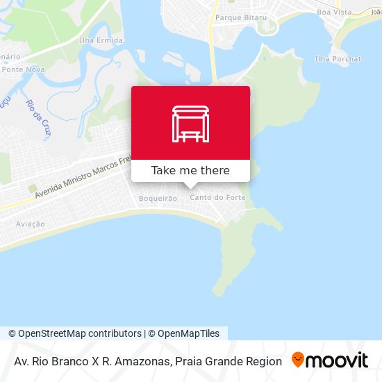 Av. Rio Branco X R. Amazonas map