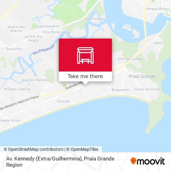 Av. Kennedy (Extra / Guilhermina) map