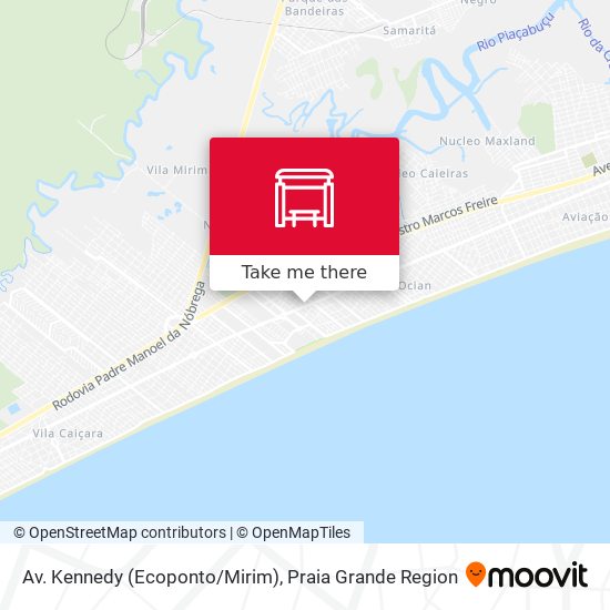 Av. Kennedy (Ecoponto/Mirim) map