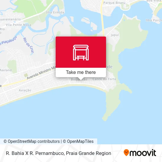 R. Bahia X R. Pernambuco map