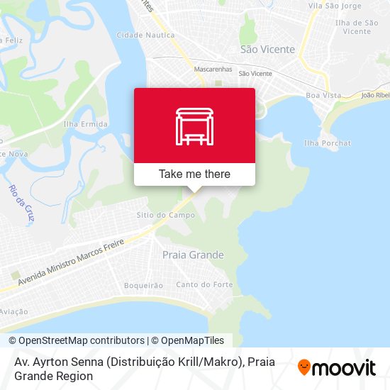 Av. Ayrton Senna (Distribuição Krill / Makro) map