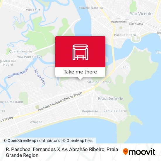 R. Paschoal Fernandes X Av. Abrahão Ribeiro map