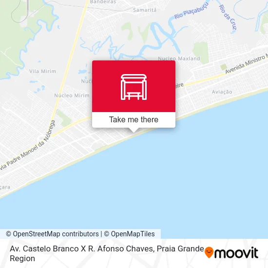 Av. Castelo Branco X R. Afonso Chaves map