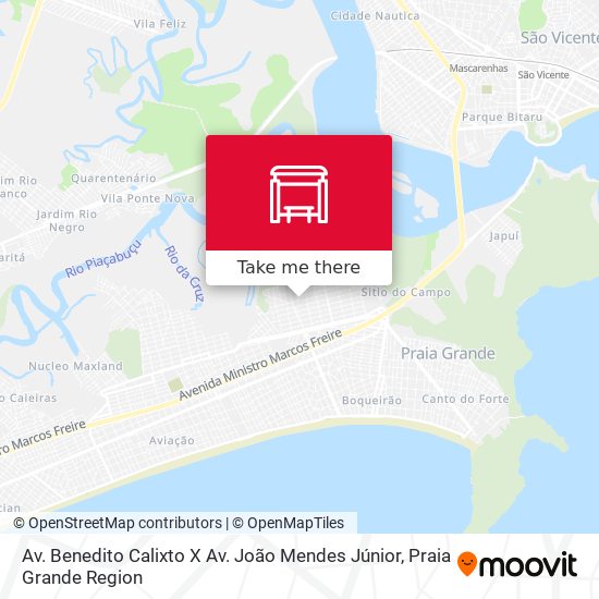 Av. Benedito Calixto X Av. João Mendes Júnior map