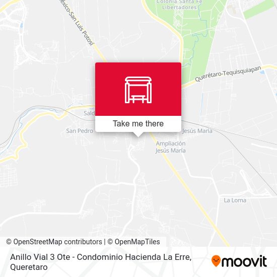 Anillo Vial 3 Ote - Condominio Hacienda La Erre map
