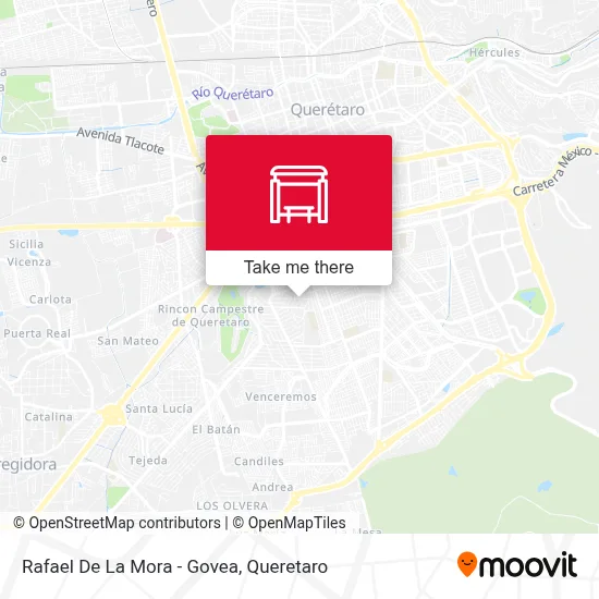 Rafael De La Mora - Govea map