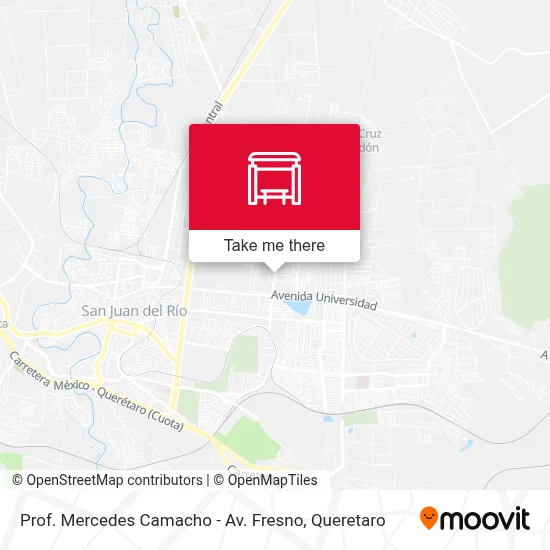 Prof. Mercedes Camacho - Av. Fresno map
