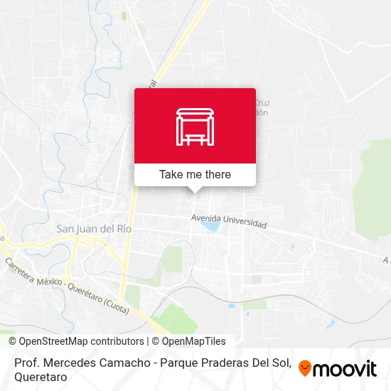 Prof. Mercedes Camacho - Parque Praderas Del Sol map