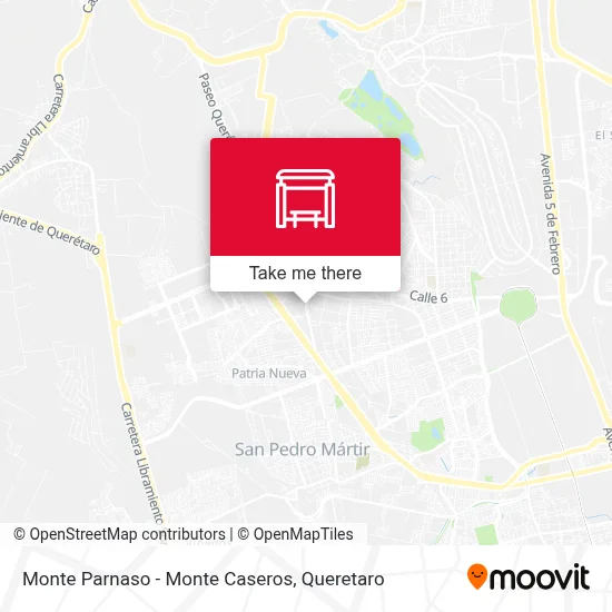 Monte Parnaso - Monte Caseros map
