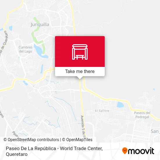 Paseo De La República - World Trade Center map