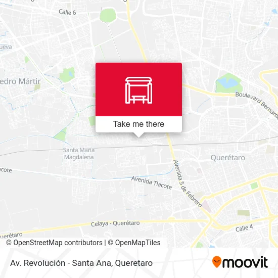 Av. Revolución - Santa Ana map