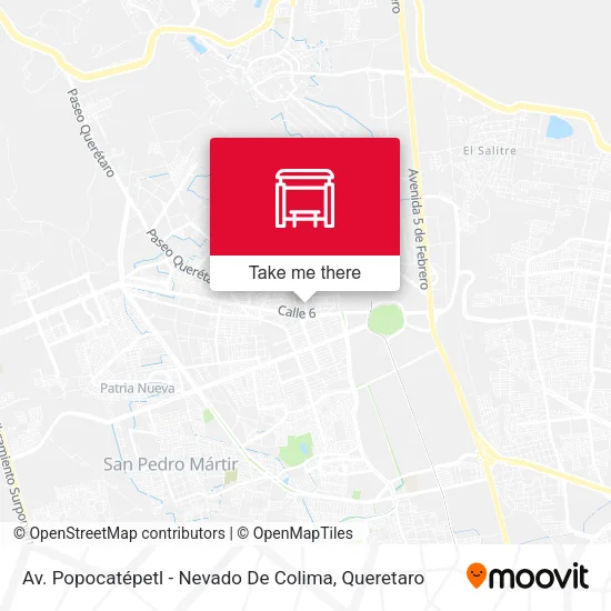 Mapa de Av. Popocatépetl - Nevado De Colima