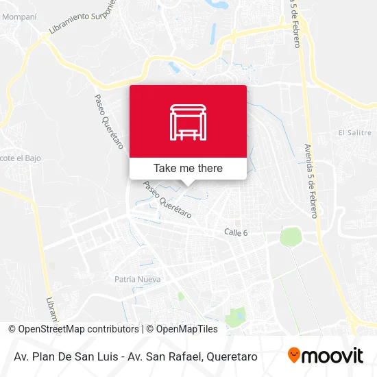 Mapa de Av. Plan De San Luis - Av. San Rafael