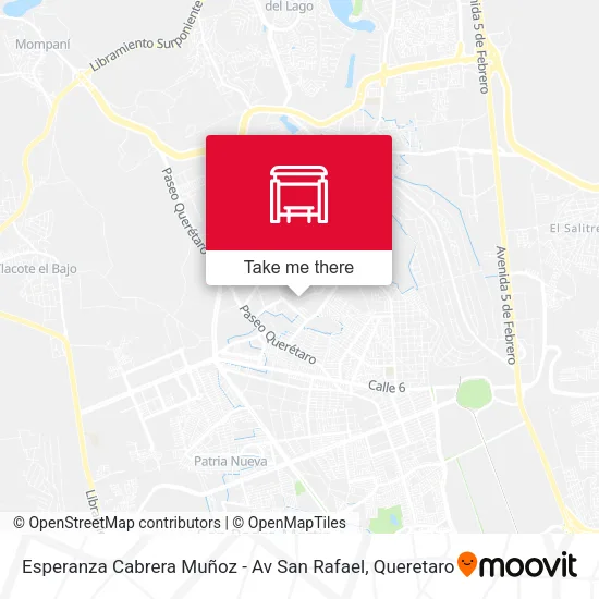 Mapa de Esperanza Cabrera Muñoz - Av San Rafael