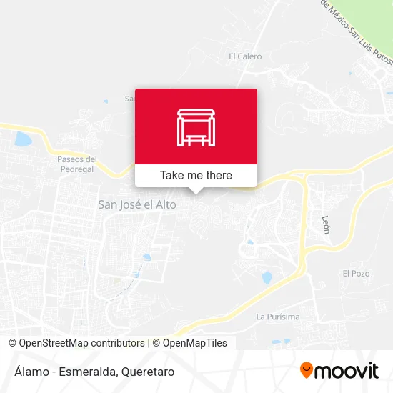 Mapa de Álamo - Esmeralda