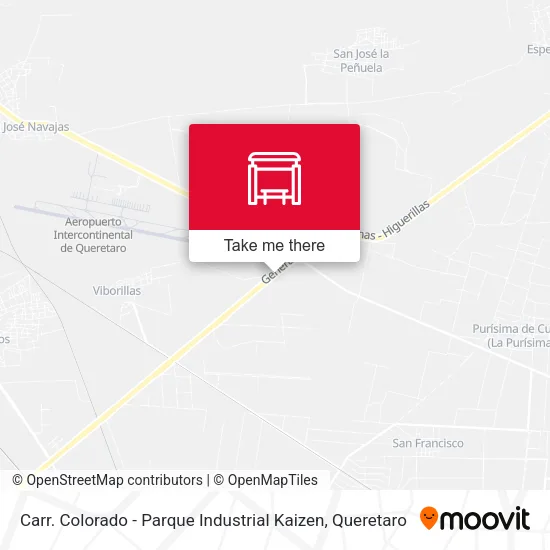 Carr. Colorado - Parque Industrial Kaizen map