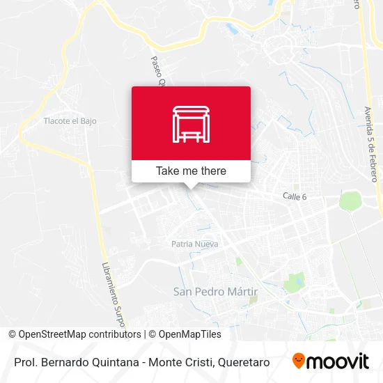 Mapa de Prol. Bernardo Quintana - Monte Cristi