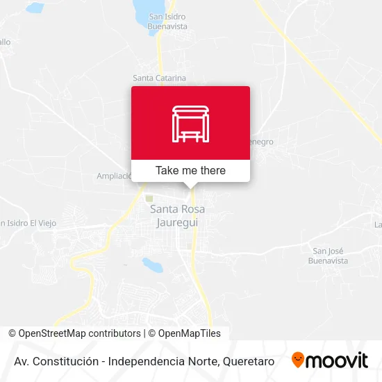 Av. Constitución - Independencia Norte map