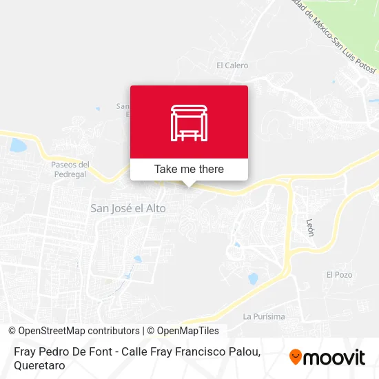 Mapa de Fray Pedro De Font - Calle Fray Francisco Palou