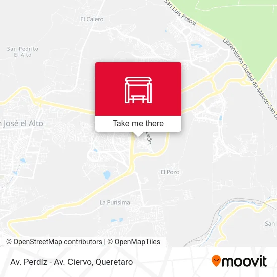 Mapa de Av. Perdíz - Av. Ciervo
