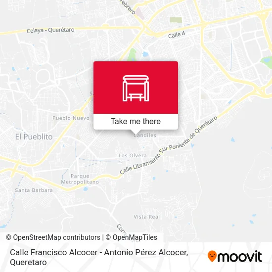 Mapa de Calle Francisco Alcocer - Antonio Pérez Alcocer